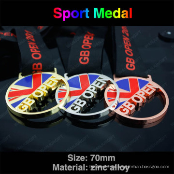 Medalha de prêmio de esporte 3D estampado personalizado